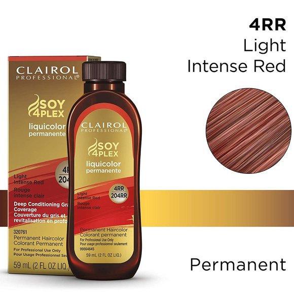 Clairol Professional Light Intense Red Soy4Plex Liquicolor Permanent Hair Color - Picture 4 of 4